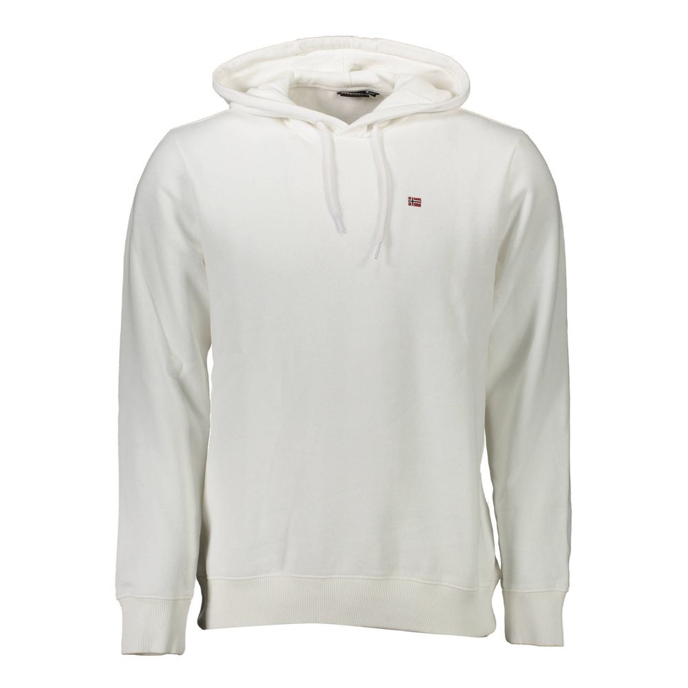 Napapijri White Cotton Sweatshirt
