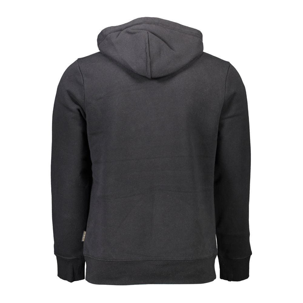 Napapijri Black Organic Cotton Men's Sweatshirt | Regal Royce