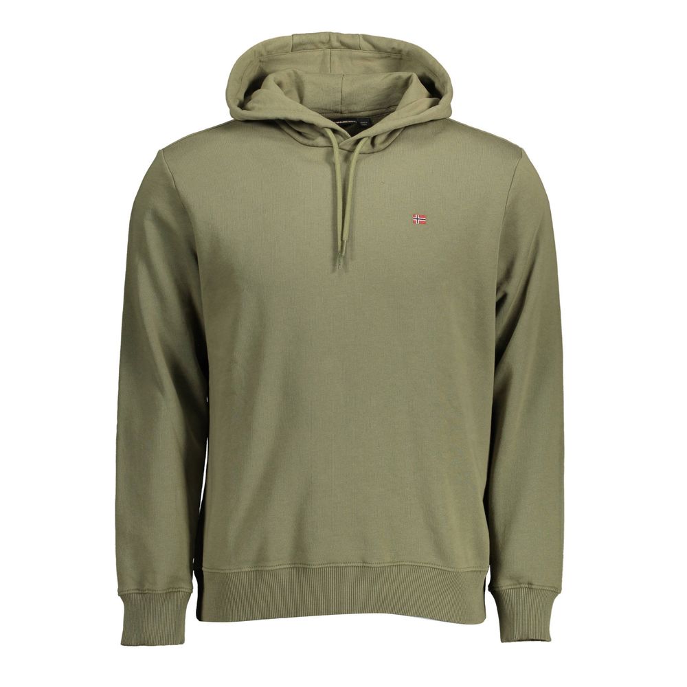 Napapijri Verde Cotton Men Sweatshirt | Regal Royce