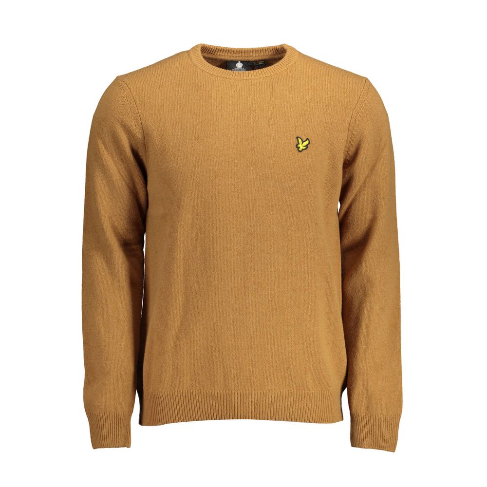 Lyle & Scott Brown Wool Sweater