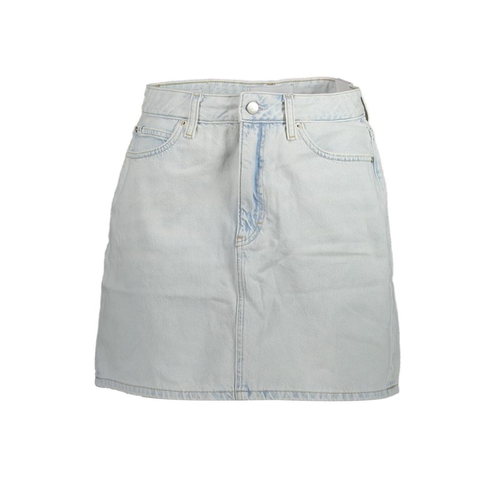 Calvin Klein Azzurro Cotton Women Skirt | Regal Royce