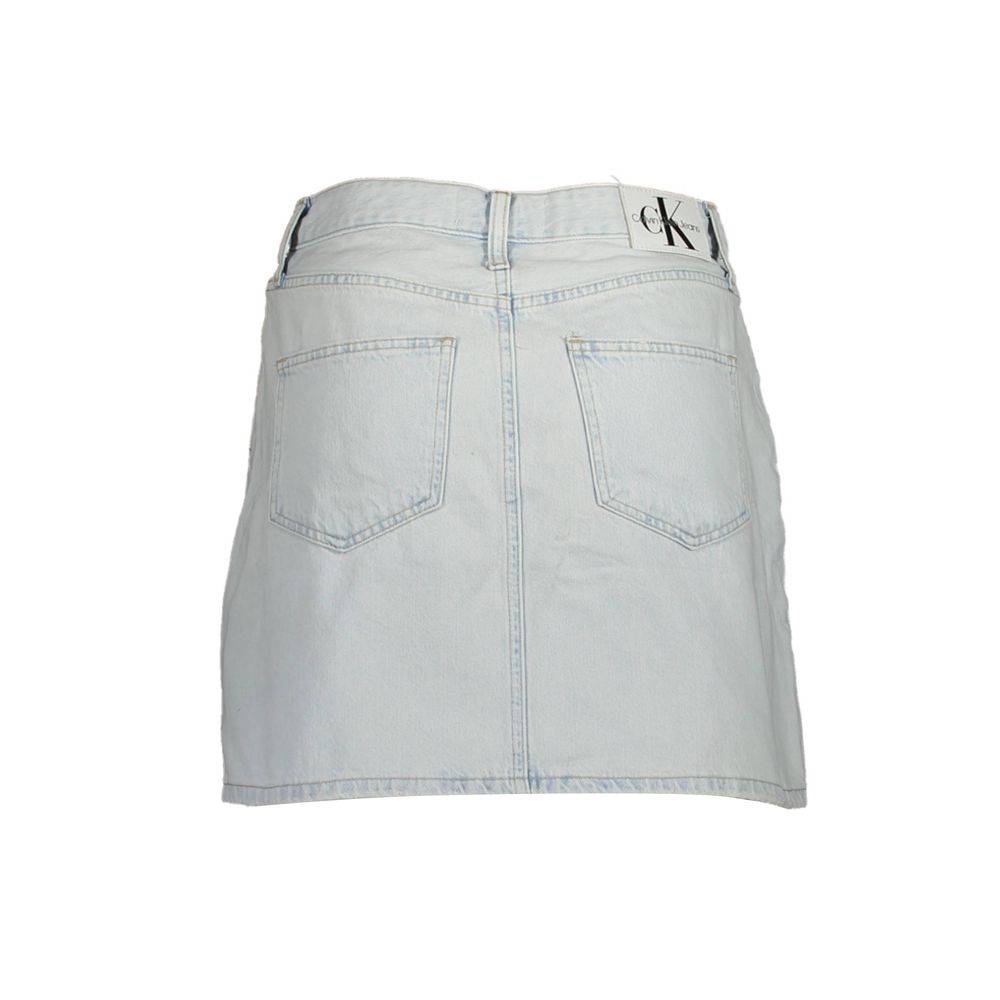 Calvin Klein Azzurro Cotton Women Skirt | Regal Royce