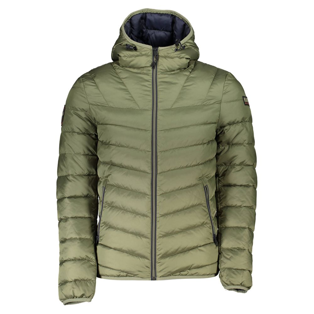 Napapijri Green Polyamide Jackets & Coat