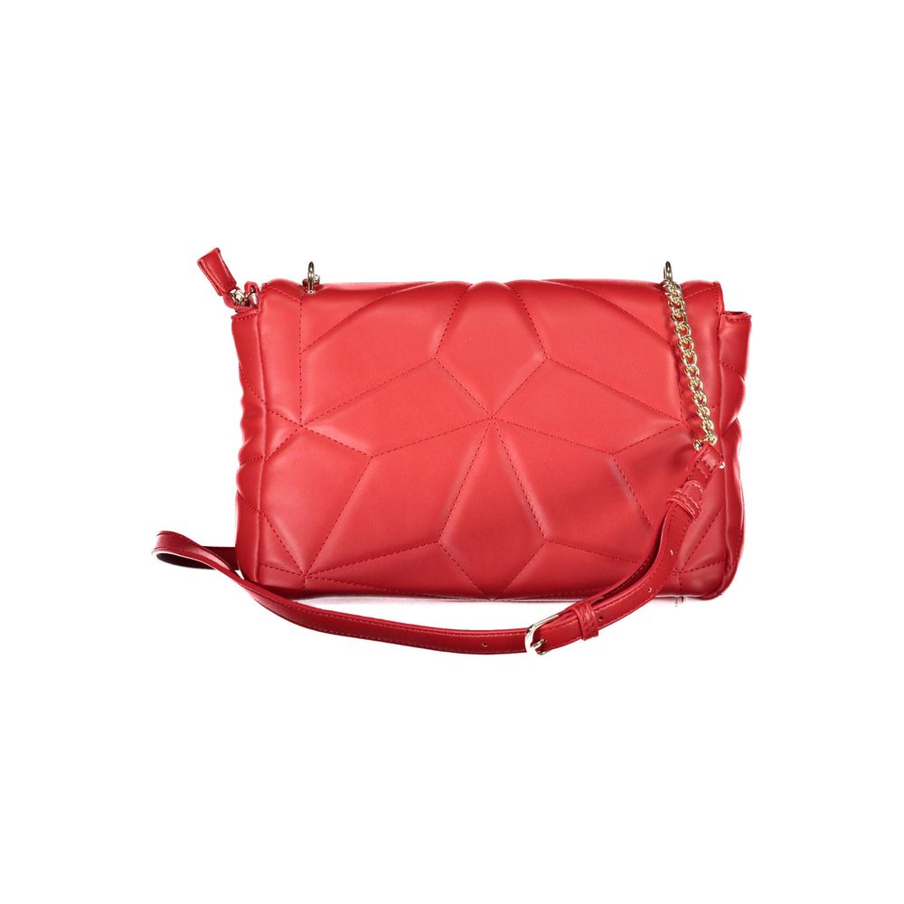 Mario Valentino Rosso Polyurethane Women Shoulder Bag | Regal Royce