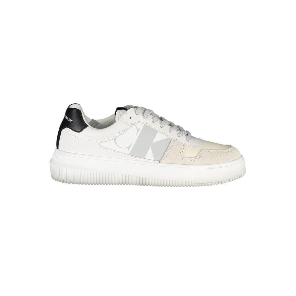 Calvin Klein Bianco Leather Women Sneaker | Regal Royce