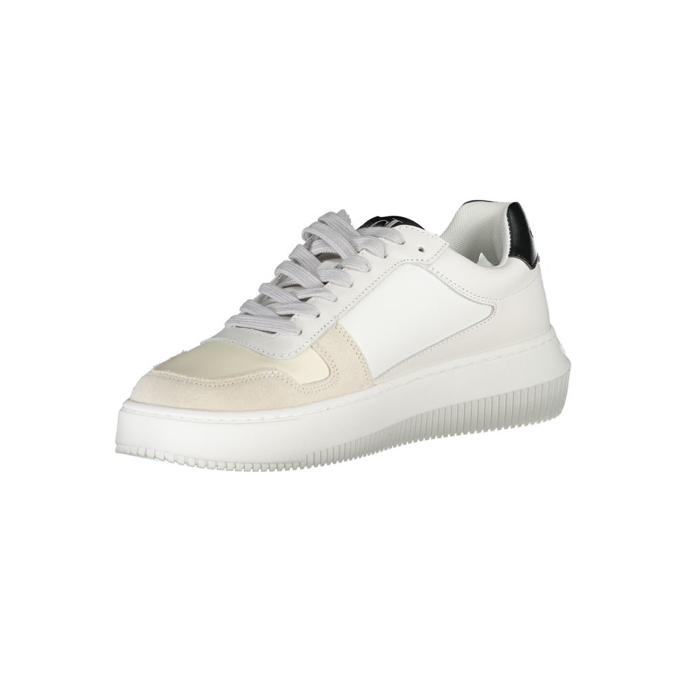 Calvin Klein Bianco Leather Women Sneaker | Regal Royce