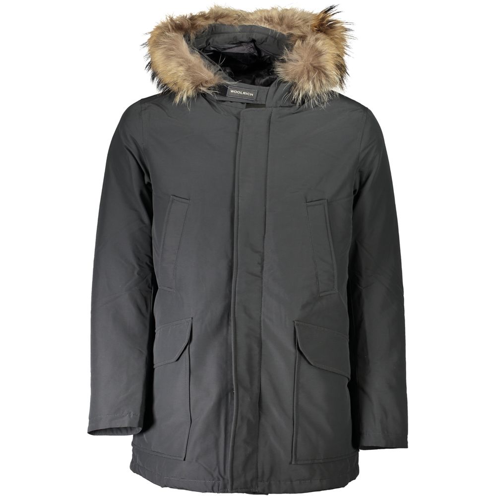 Woolrich Gray Cotton Men's Jacket | Regal Royce