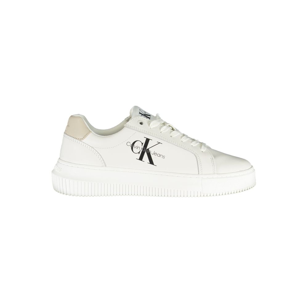 Calvin Klein Bianco Leather Women Sneaker | Regal Royce