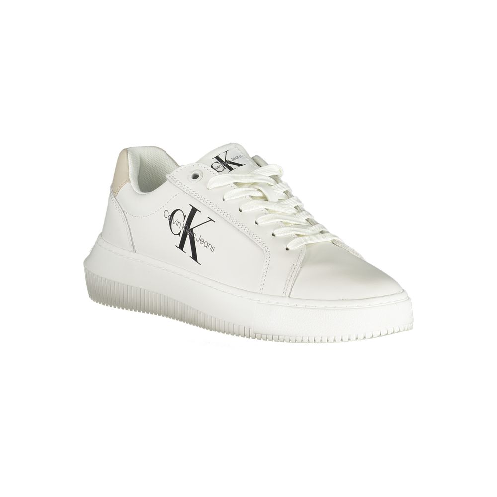 Calvin Klein Bianco Leather Women Sneaker | Regal Royce