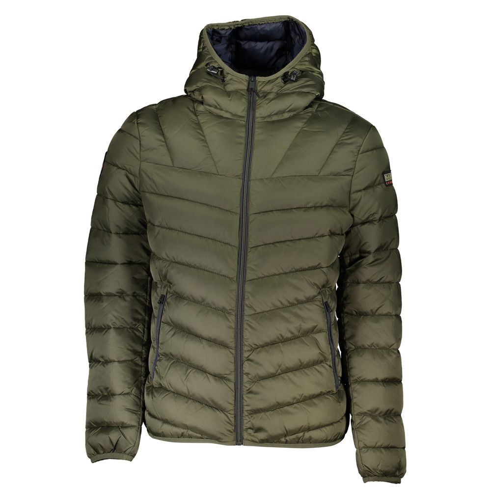 Napapijri Verde Poliammide Men's Jacket | Regal Royce