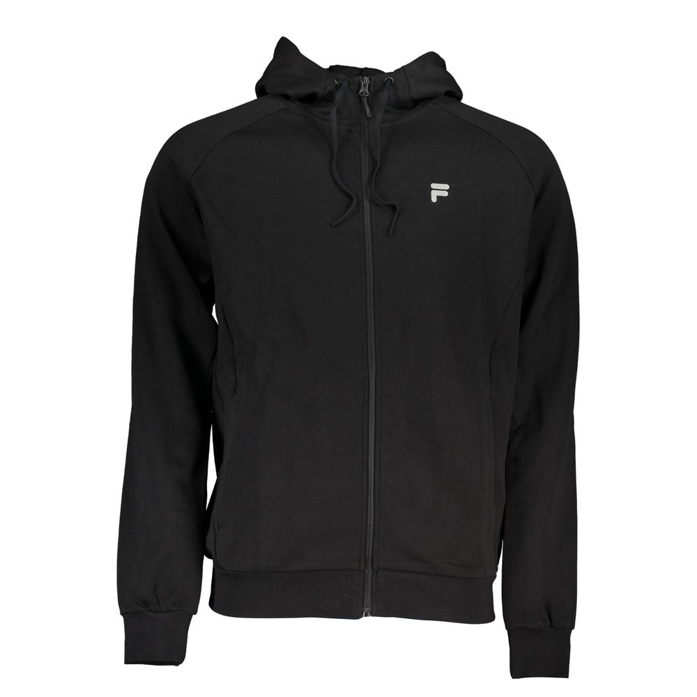 Fila Black Cotton Men Sweater | Regal Royce