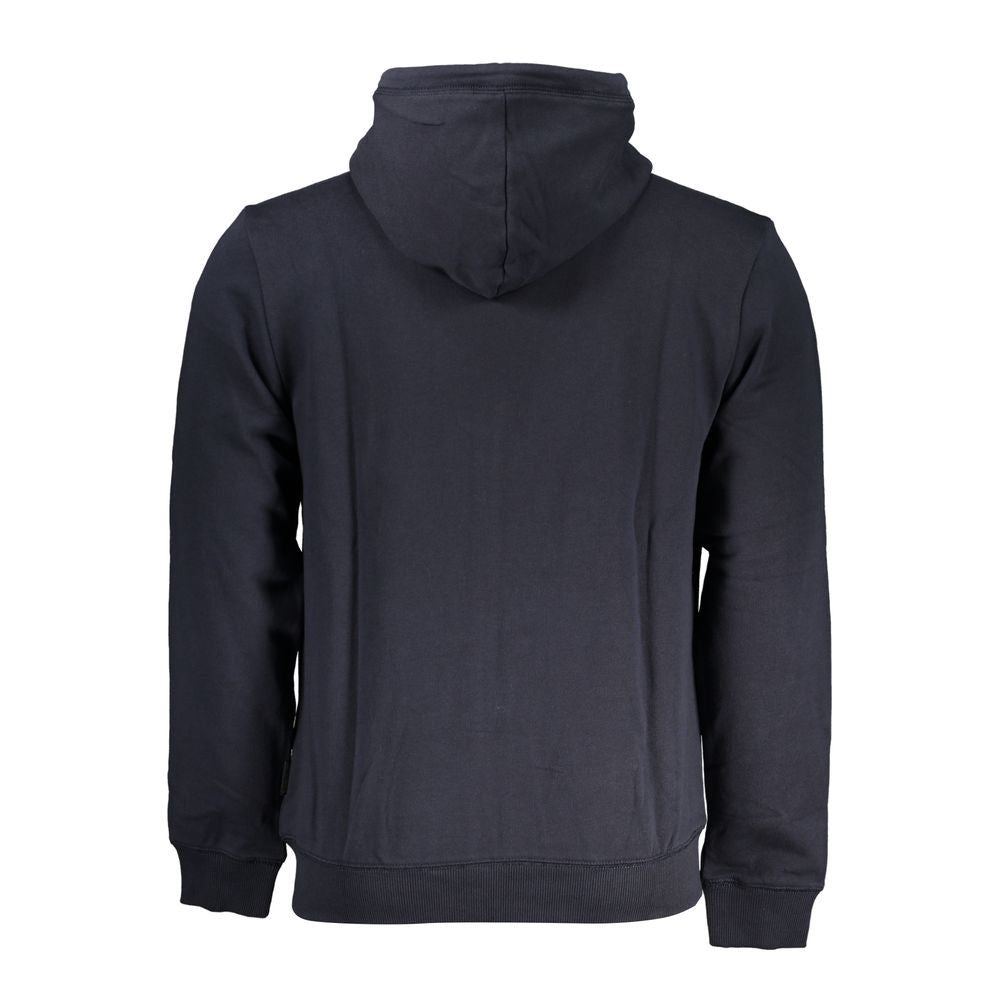 Napapijri Blue Cotton Men's Hooded Sweatshirt | Regal Royce