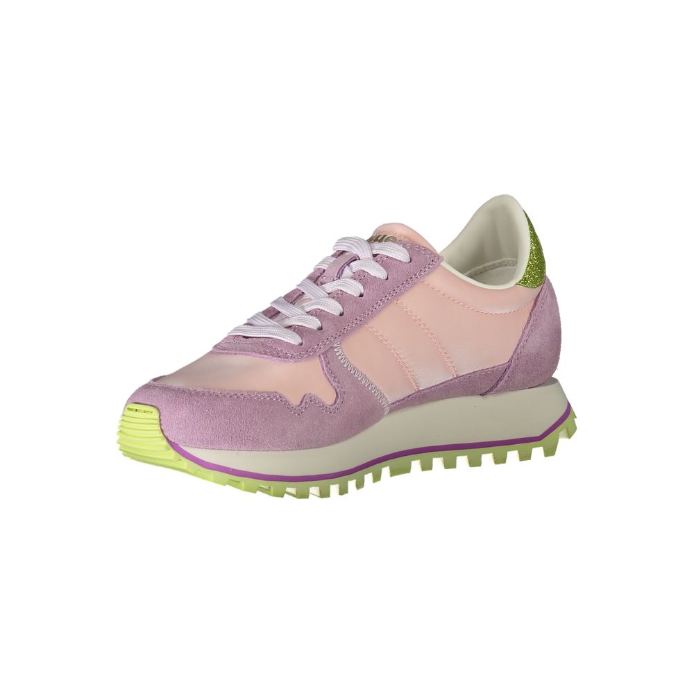 Blauer Rosa Poliuretano Donna Sneaker | Regal Royce
