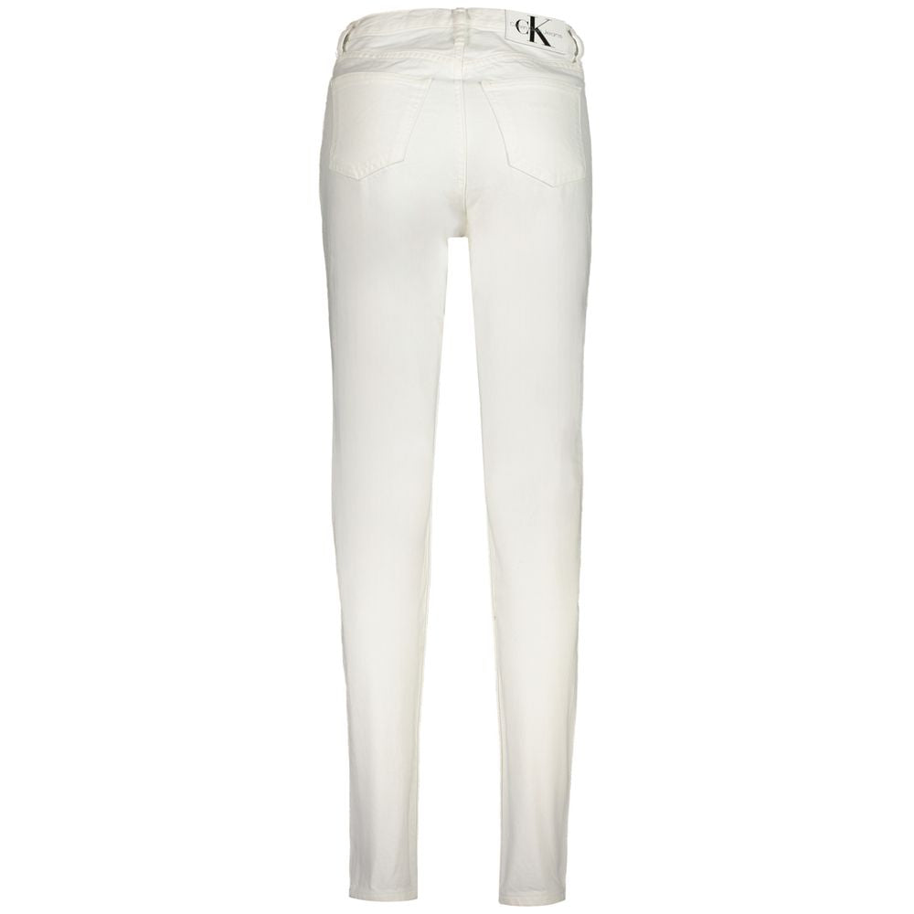Calvin Klein White Cotton Women's Jean | Regal Royce