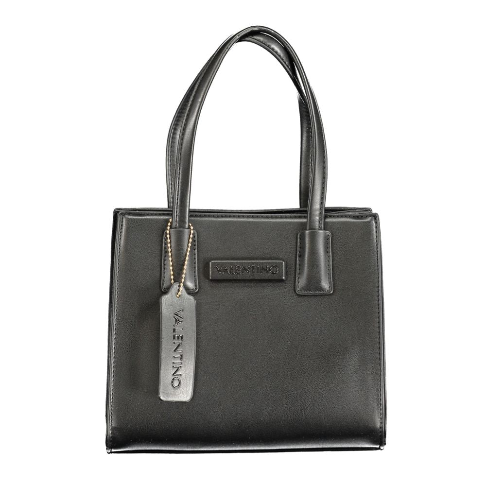Mario Valentino Nero Poliuretano Women Handbag | Regal Royce