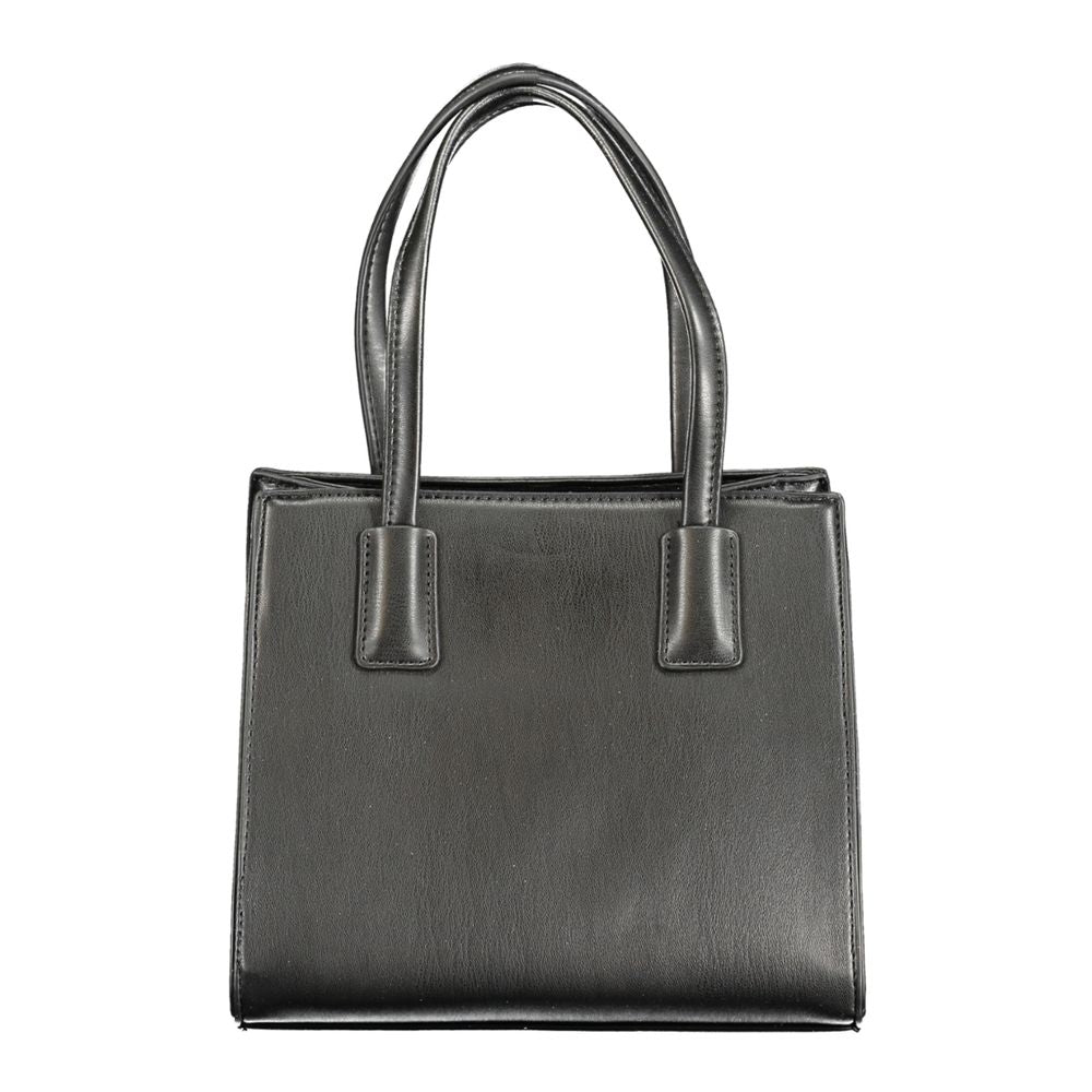 Mario Valentino Nero Poliuretano Women Handbag | Regal Royce