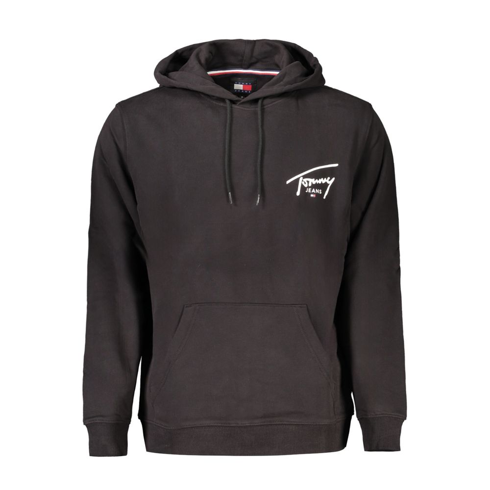 Tommy Hilfiger Black Cotton Men Sweater | Regal Royce