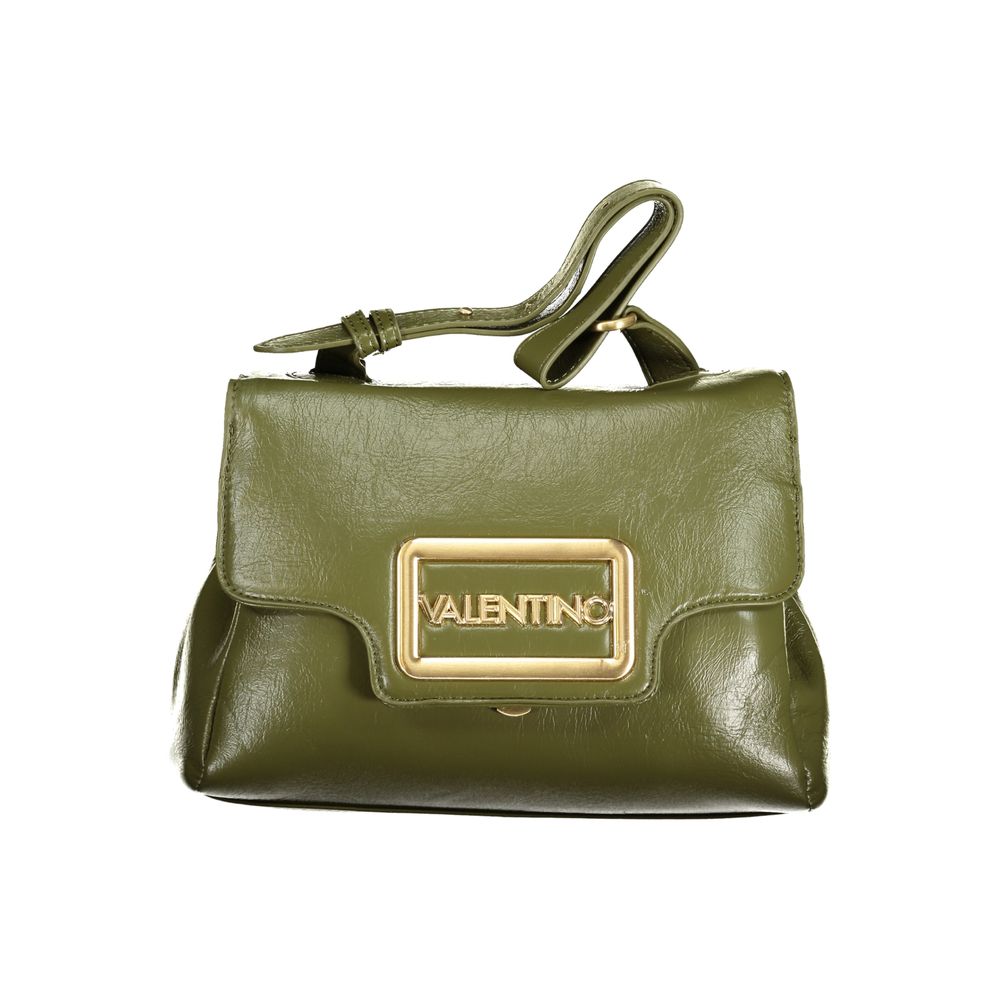 Mario Valentino Verde Polyurethane Women Handbag | Regal Royce