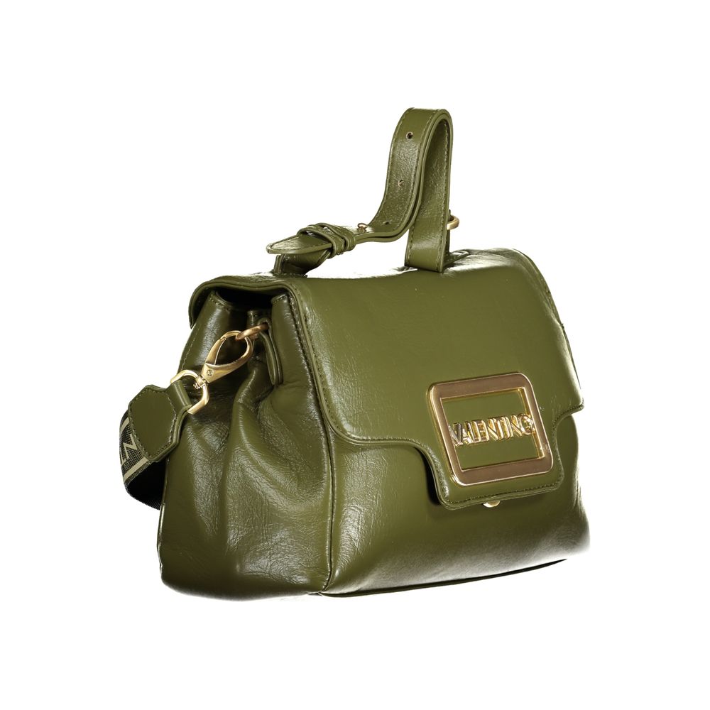 Mario Valentino Verde Polyurethane Women Handbag | Regal Royce