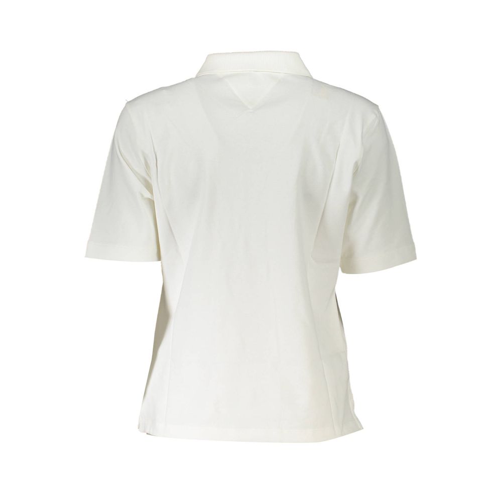 Tommy Hilfiger Bianco Cotton Women Polo Shirt | Regal Royce