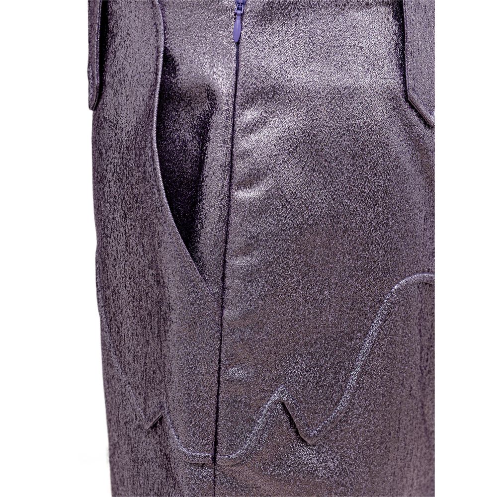 Tom Ford Purple Polyamide Midi Skirt | Regal Royce