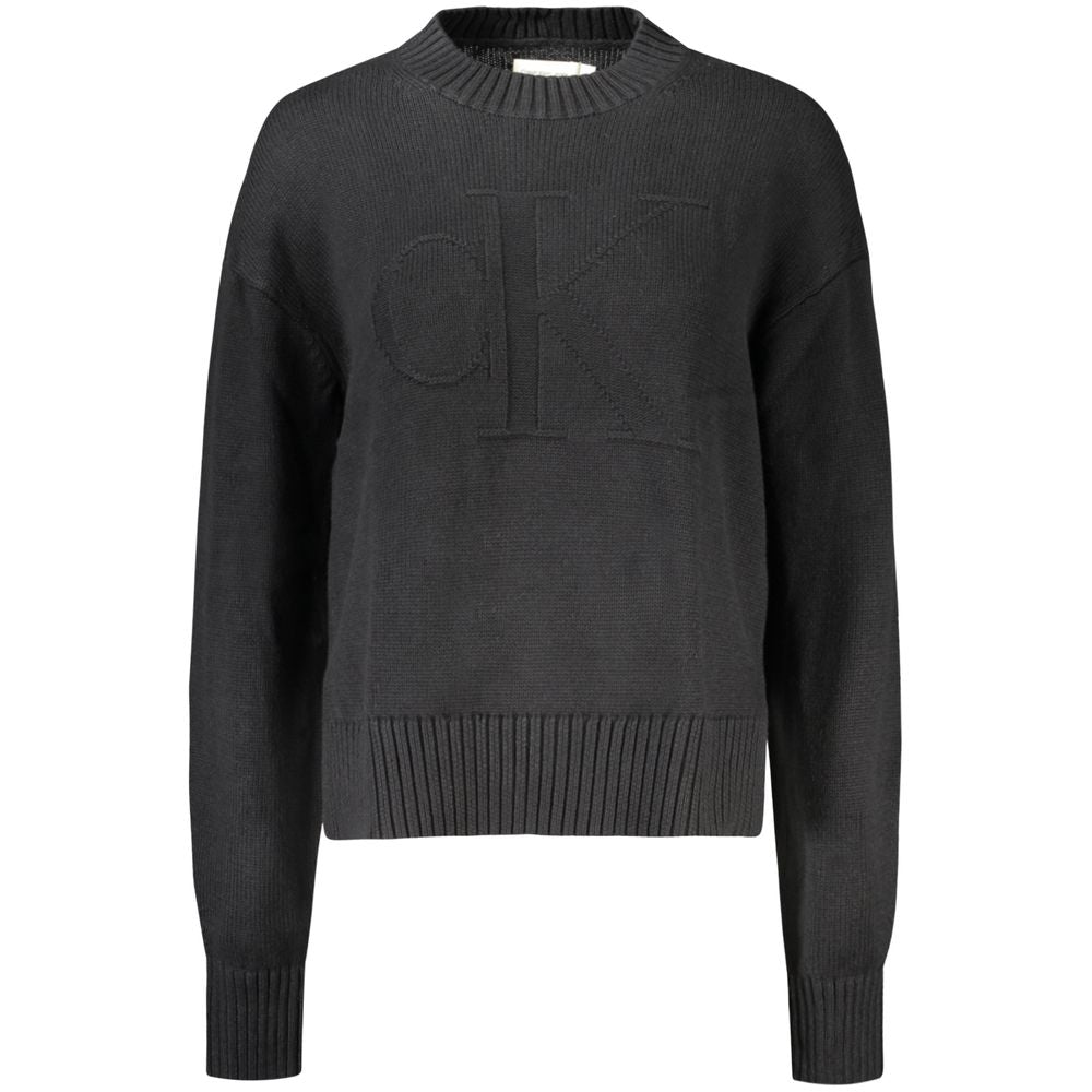 Calvin Klein Black Cotton Women Sweater | Regal Royce