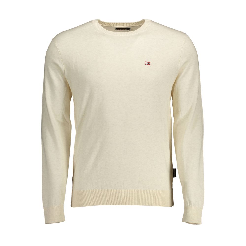 Napapijri Beige Cotton Men Sweater | Regal Royce