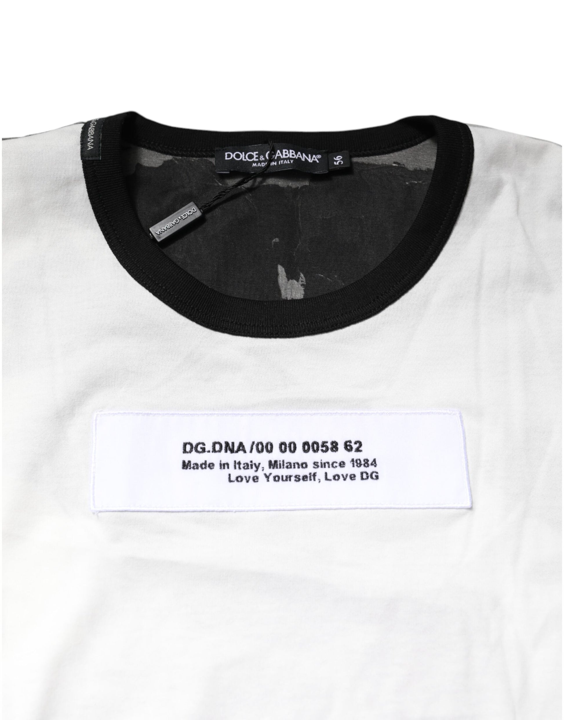 Dolce & Gabbana Multicolor Camouflage Crew Neck T-shirt