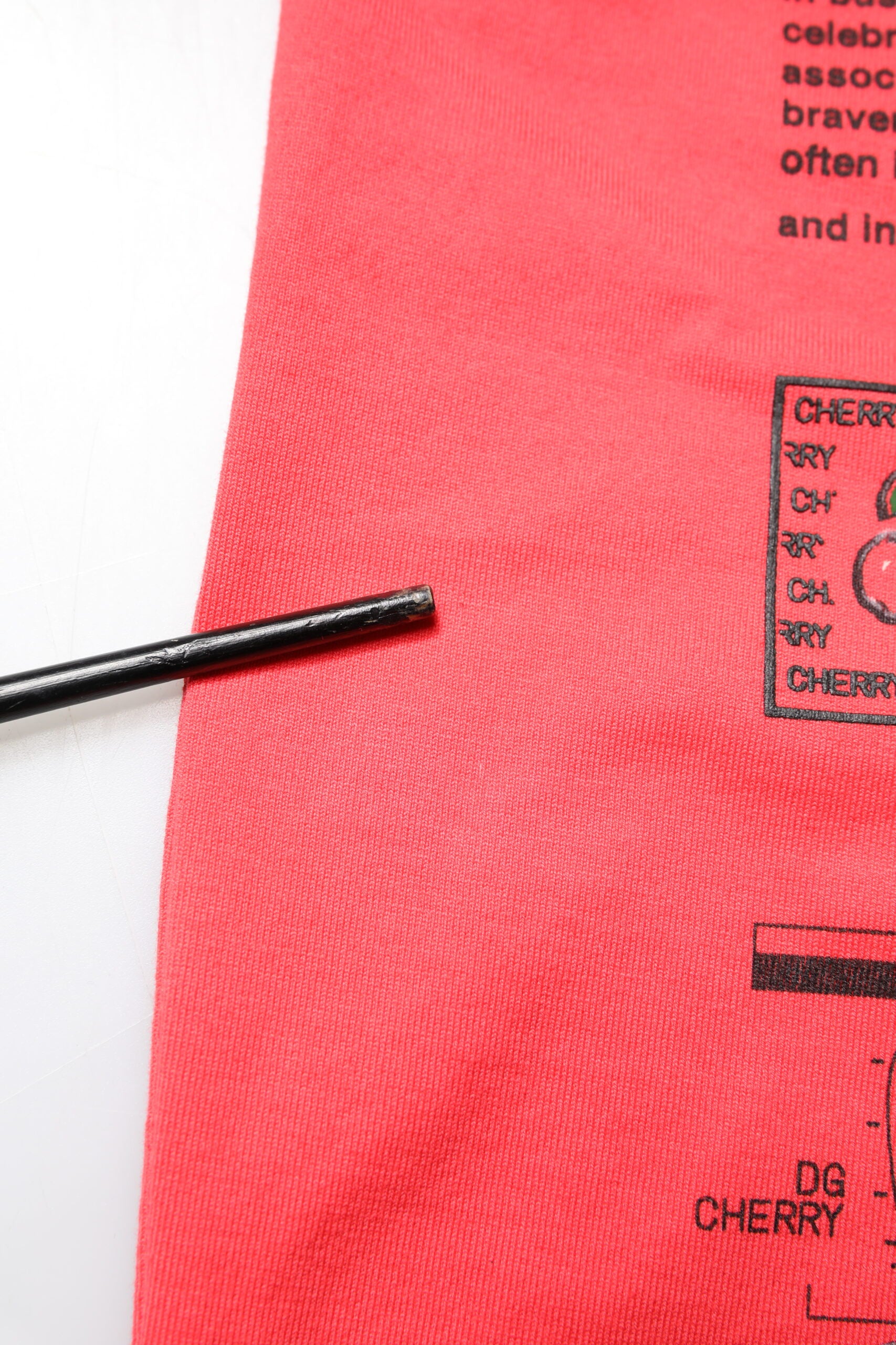 Dolce & Gabbana Red Cotton Lettering Print Crew Neck T-shirt