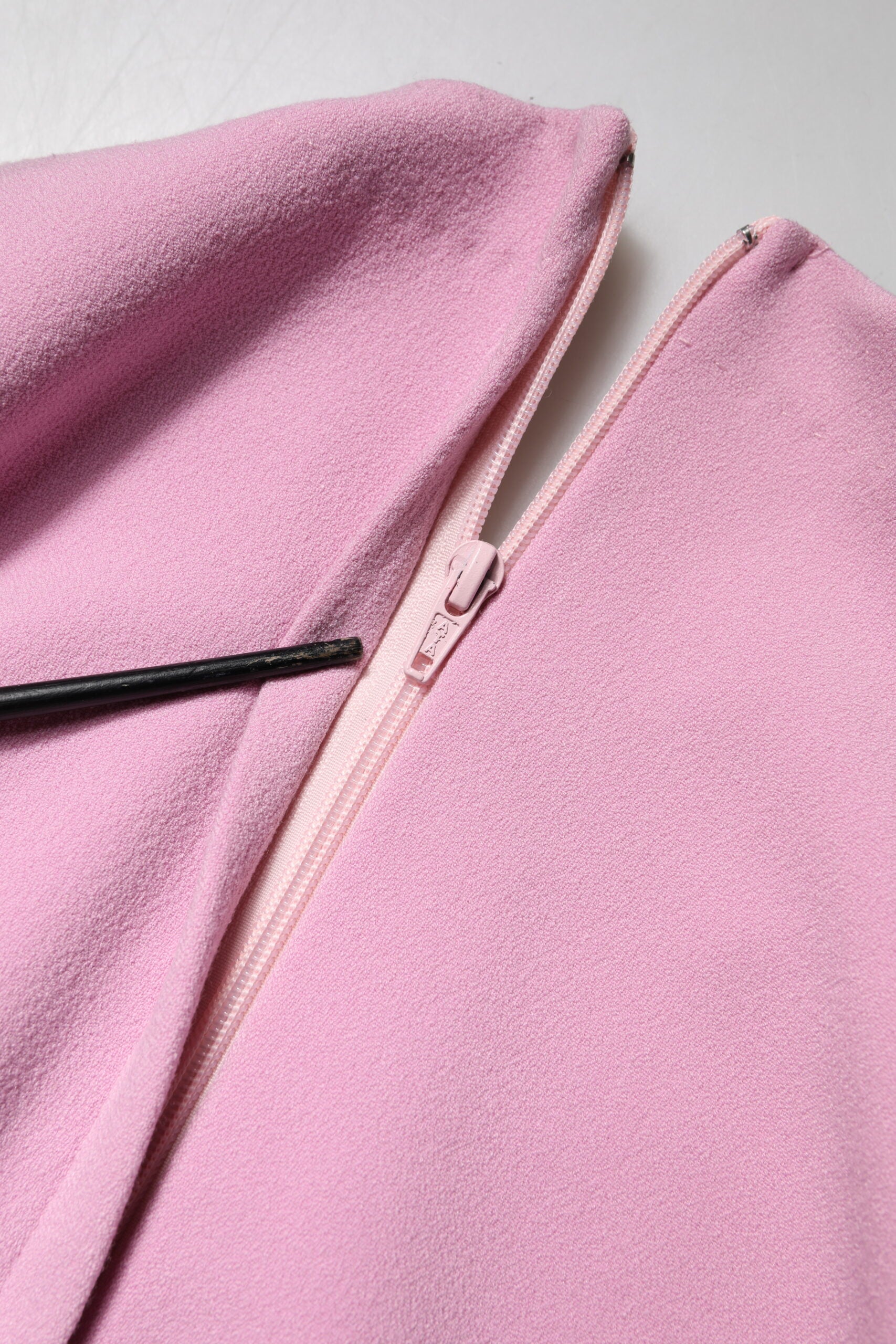 Dolce & Gabbana Pink Polyester Long Sleeves Sheath Mini Dress | Regal Royce