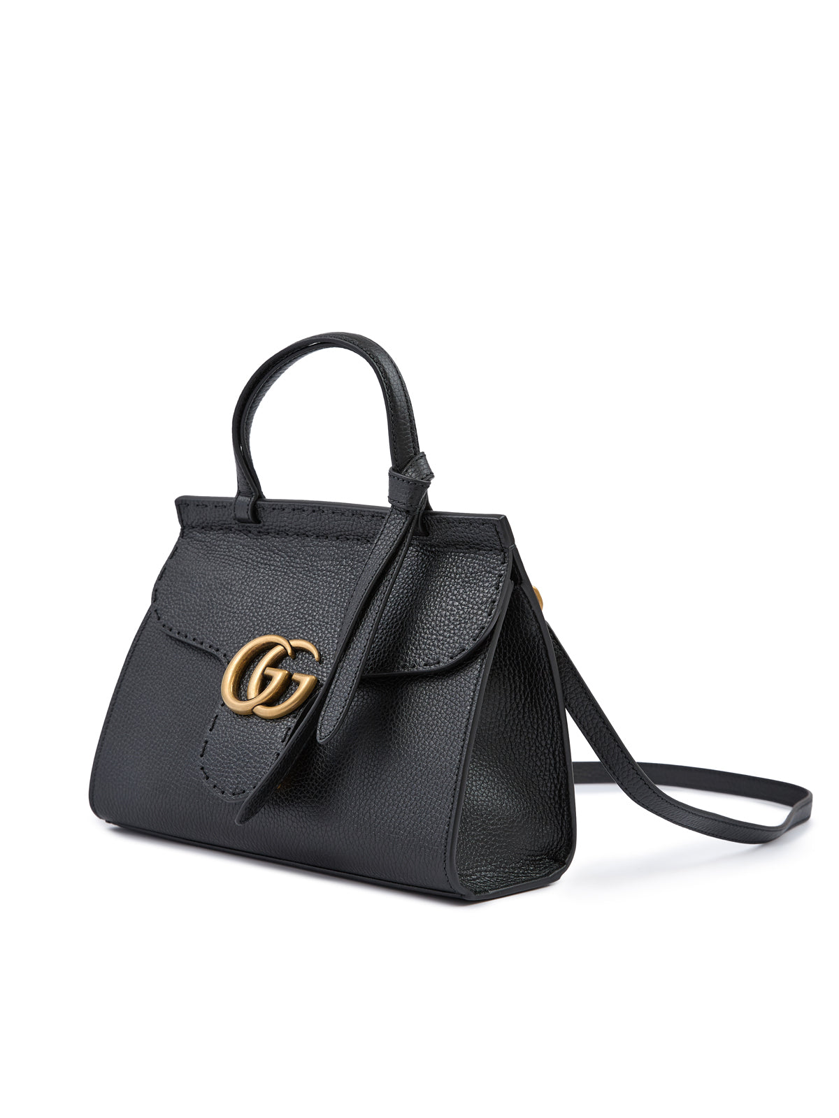 Gucci Black Leather GG Marmont Handbag | Regal Royce