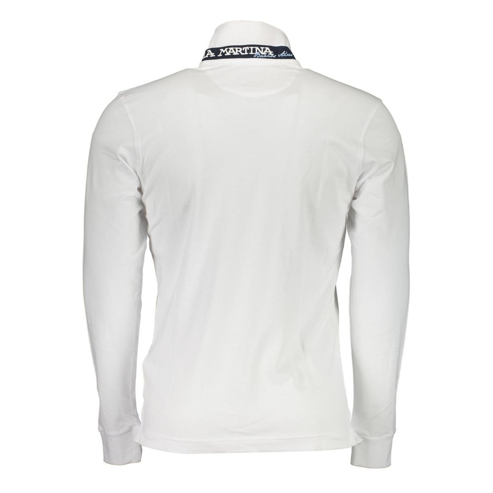 La Martina Elegant Slim Fit Polo with Embroidery Details | Regal Royce