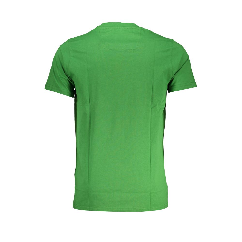 Cavalli Class Verde Cotton Men T-Shirt | Regal Royce