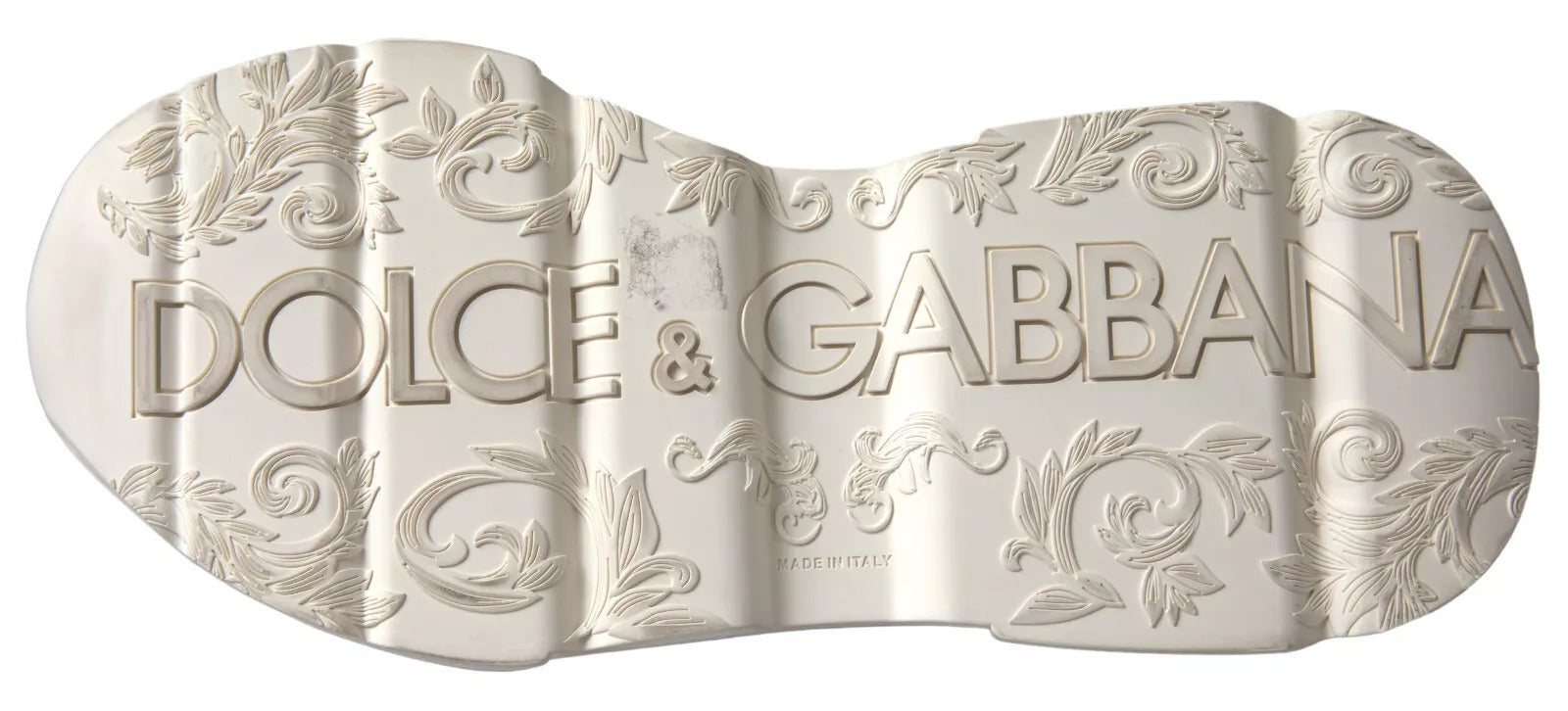 Dolce & Gabbana Sneakers White Beige Leather Sport DAYMASTER Shoes | Regal Royce