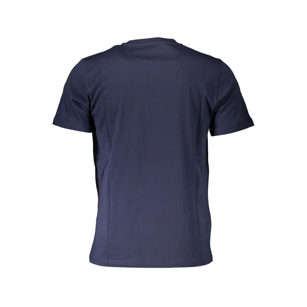 North Sails Blue Cotton Men T-Shirt | Regal Royce