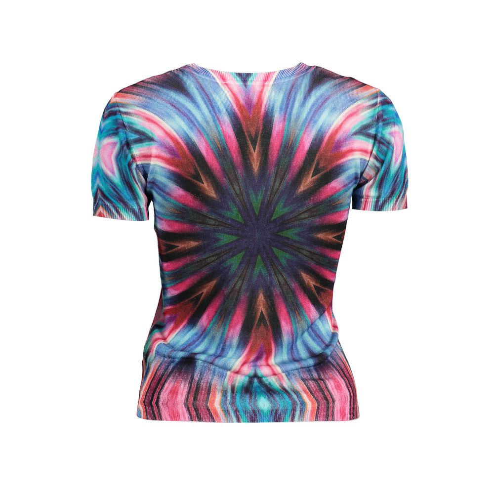 Desigual Blue Viscose Women's T-Shirt | Regal Royce