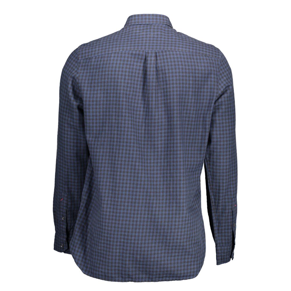 U.S. POLO ASSN. Blue Cotton Men Shirt | Regal Royce