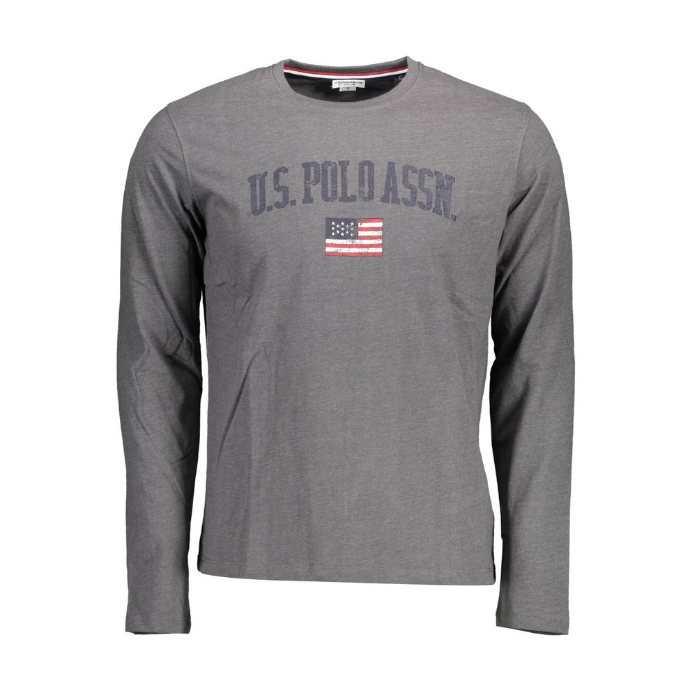 U.S. POLO ASSN. Grigio Cotton Men T-Shirt | Regal Royce