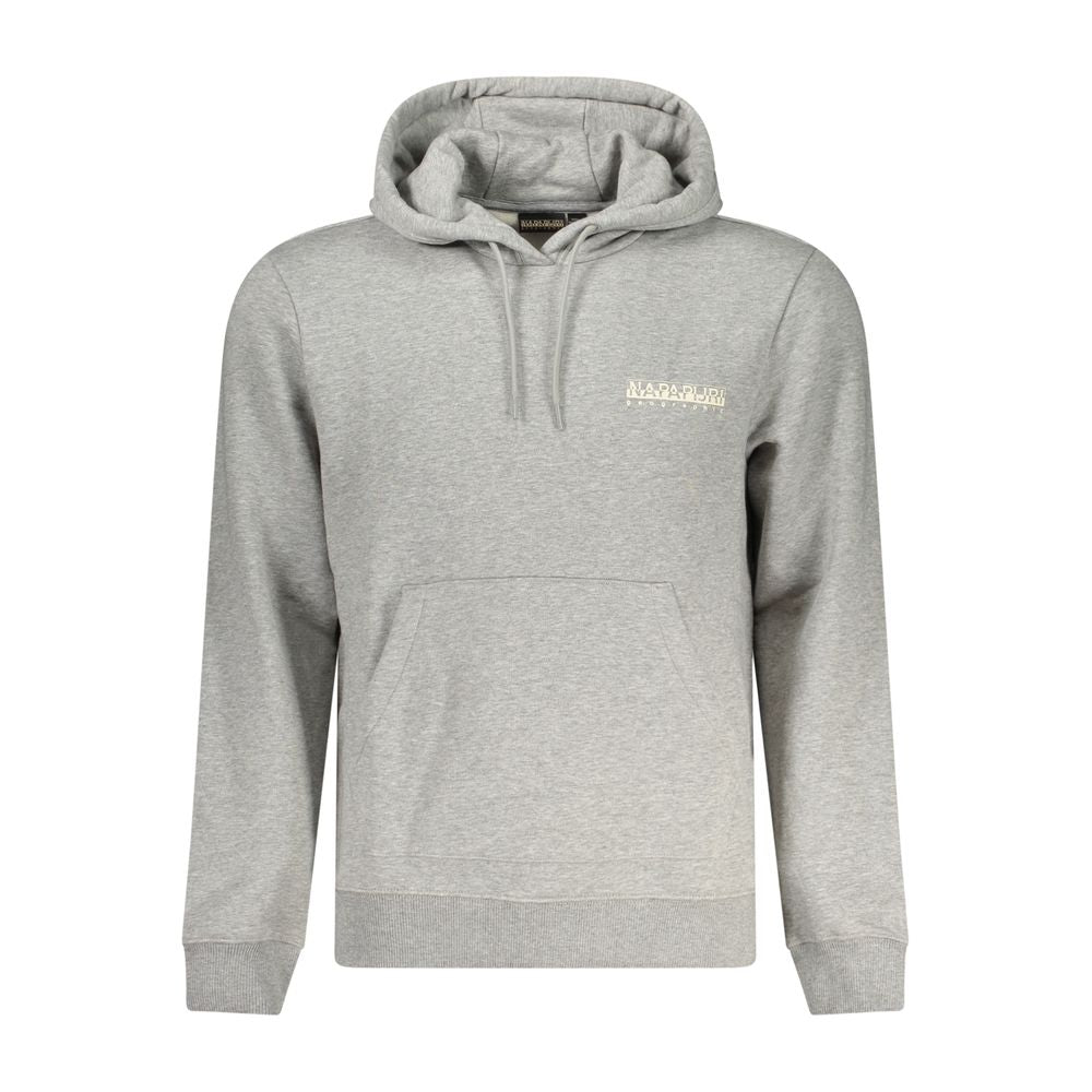 Napapijri Grigio Cotton Men's Hoodie | Regal Royce