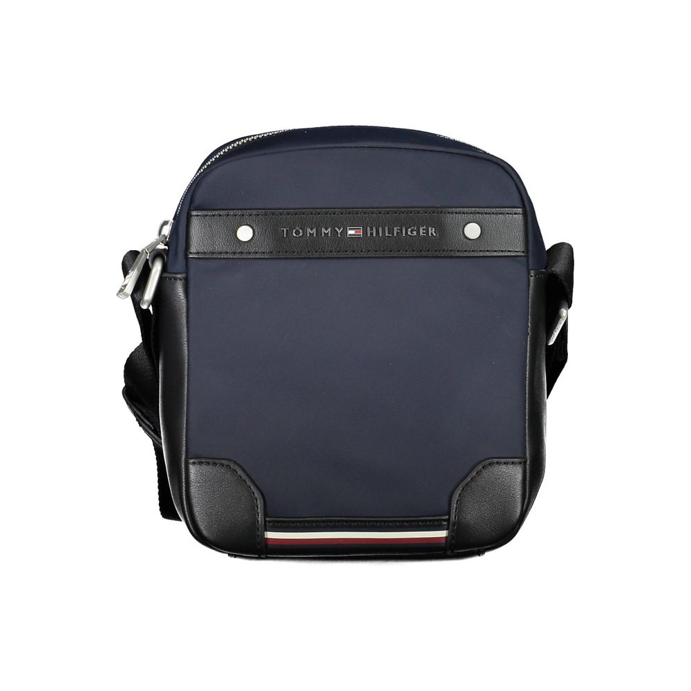 Tommy Hilfiger Blue Polyester Men's Shoulder Bag | Regal Royce