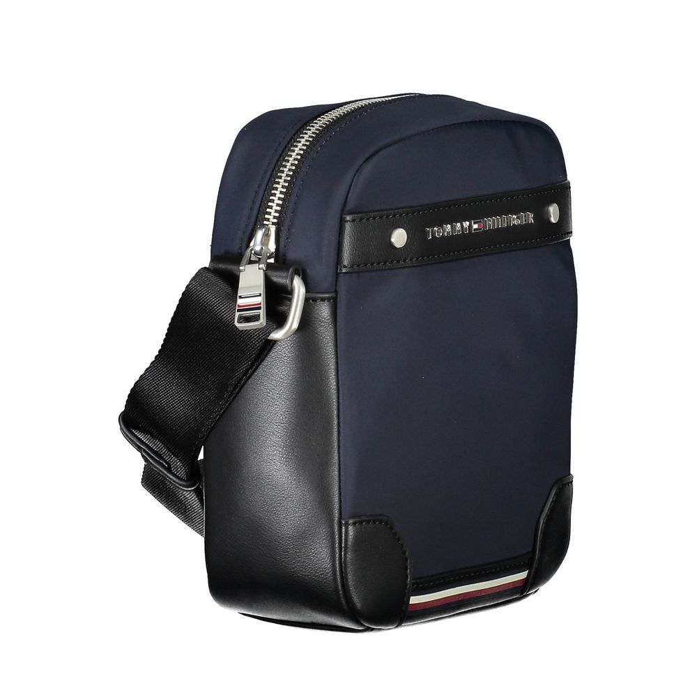 Tommy Hilfiger Blue Polyester Men's Shoulder Bag | Regal Royce