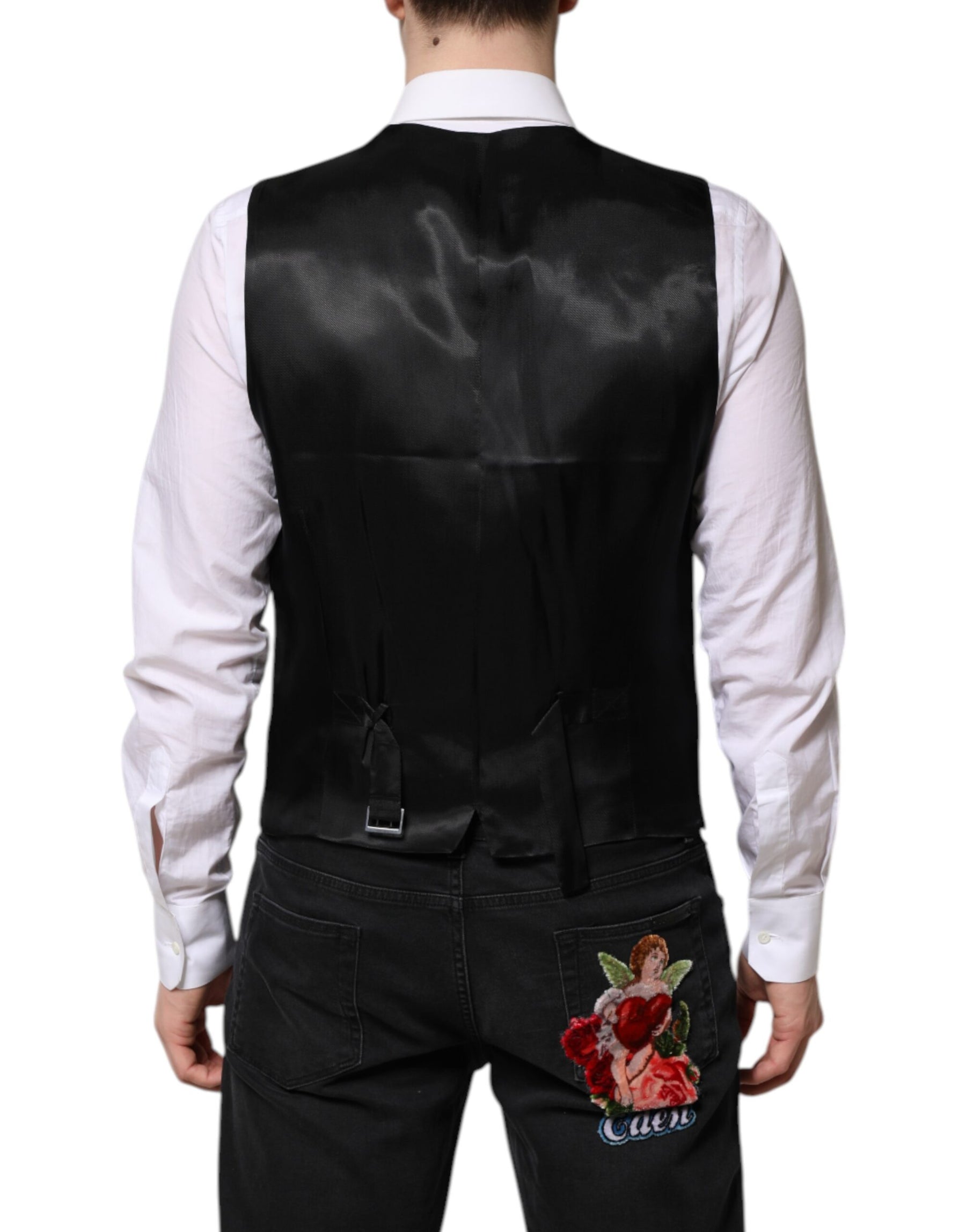 Dolce & Gabbana Black Single Breasted Suit 2 Piece Jacket | Regal Royce
