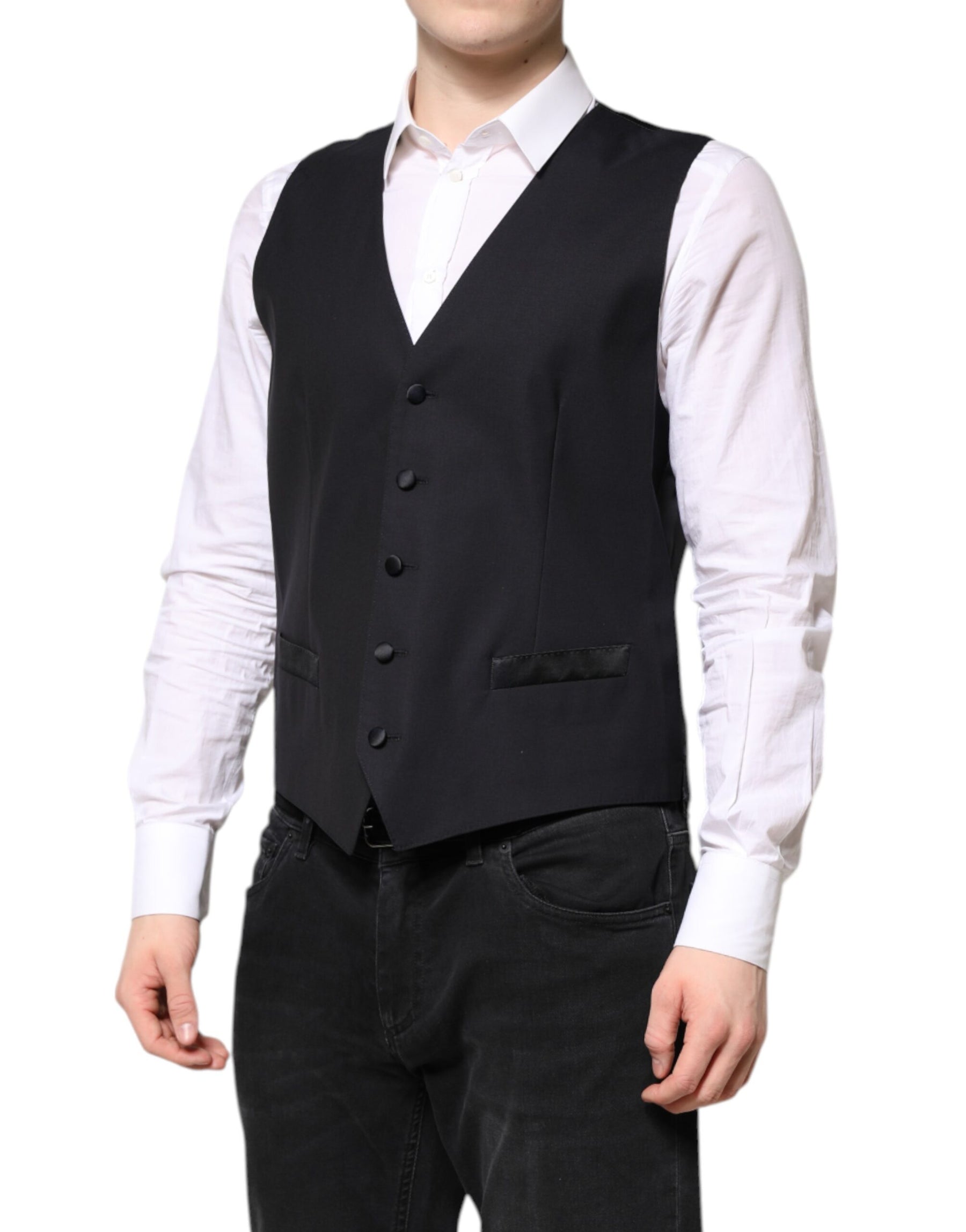 Dolce & Gabbana Dark Blue MARTINI Wool Suit 2 Piece Jacket | Regal Royce