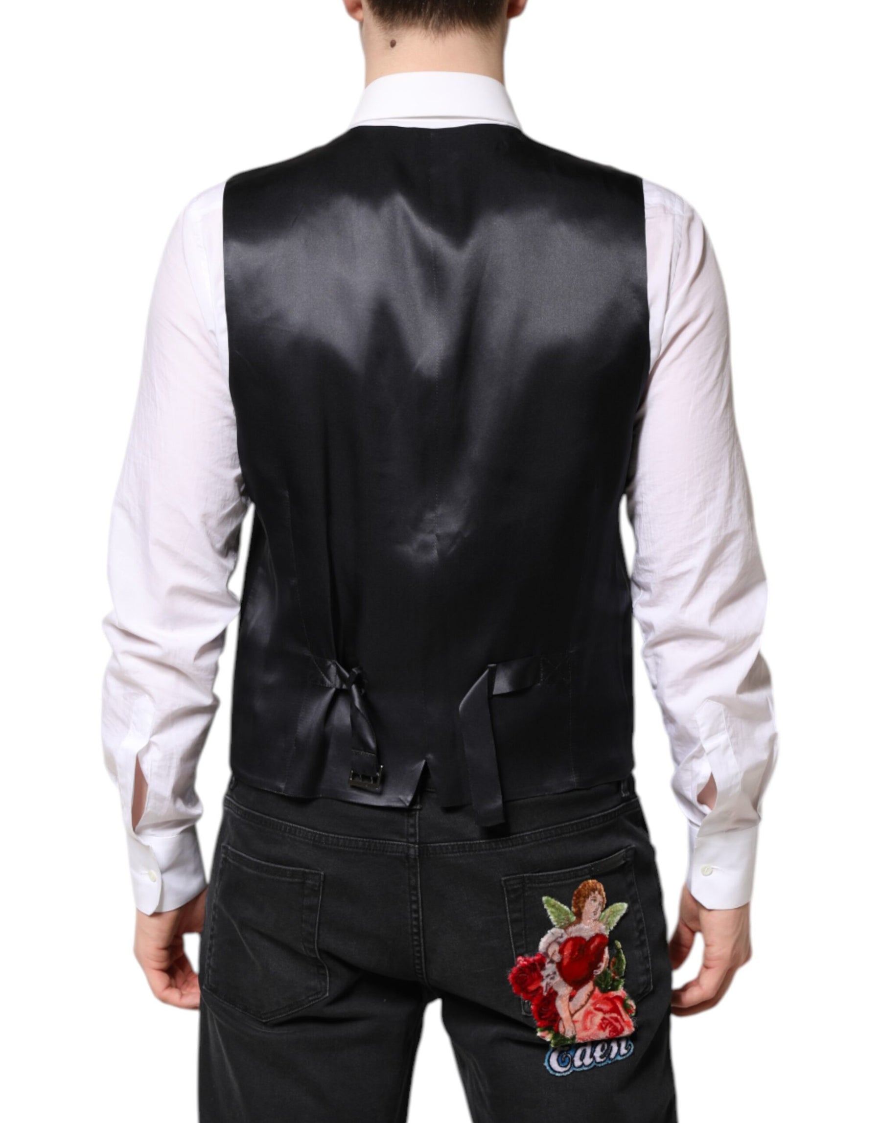 Dolce & Gabbana Dark Blue MARTINI Wool Suit 2 Piece Jacket | Regal Royce