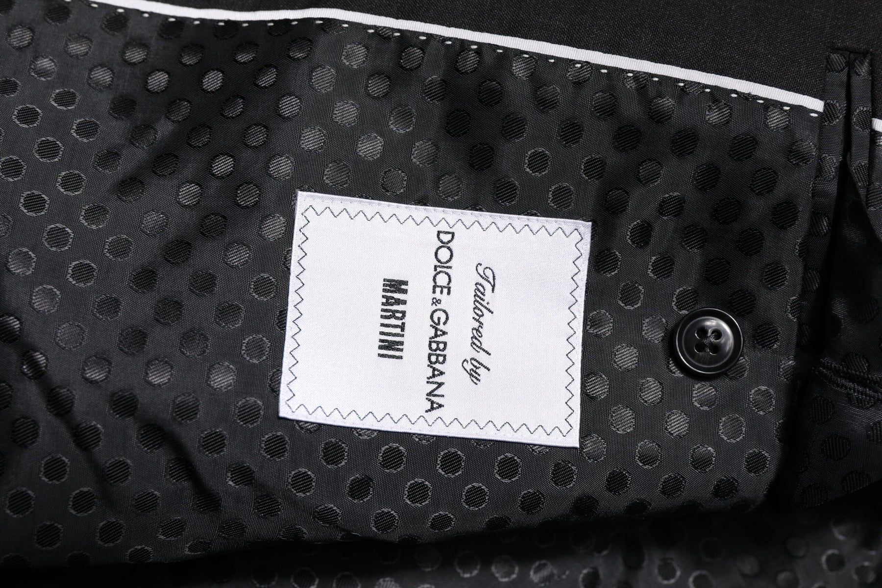 Dolce & Gabbana Dark Gray MARTINI Single Breasted Jacket | Regal Royce