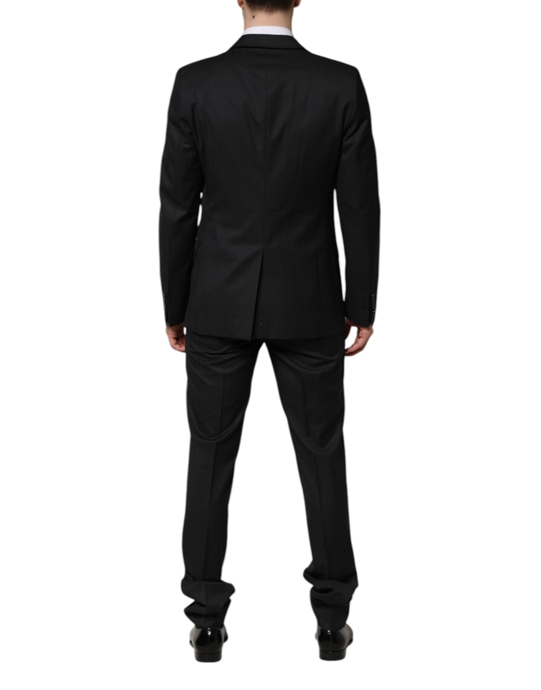 Dolce & Gabbana Dark Gray MARTINI 2 Pc Single Breasted Suit | Regal Royce