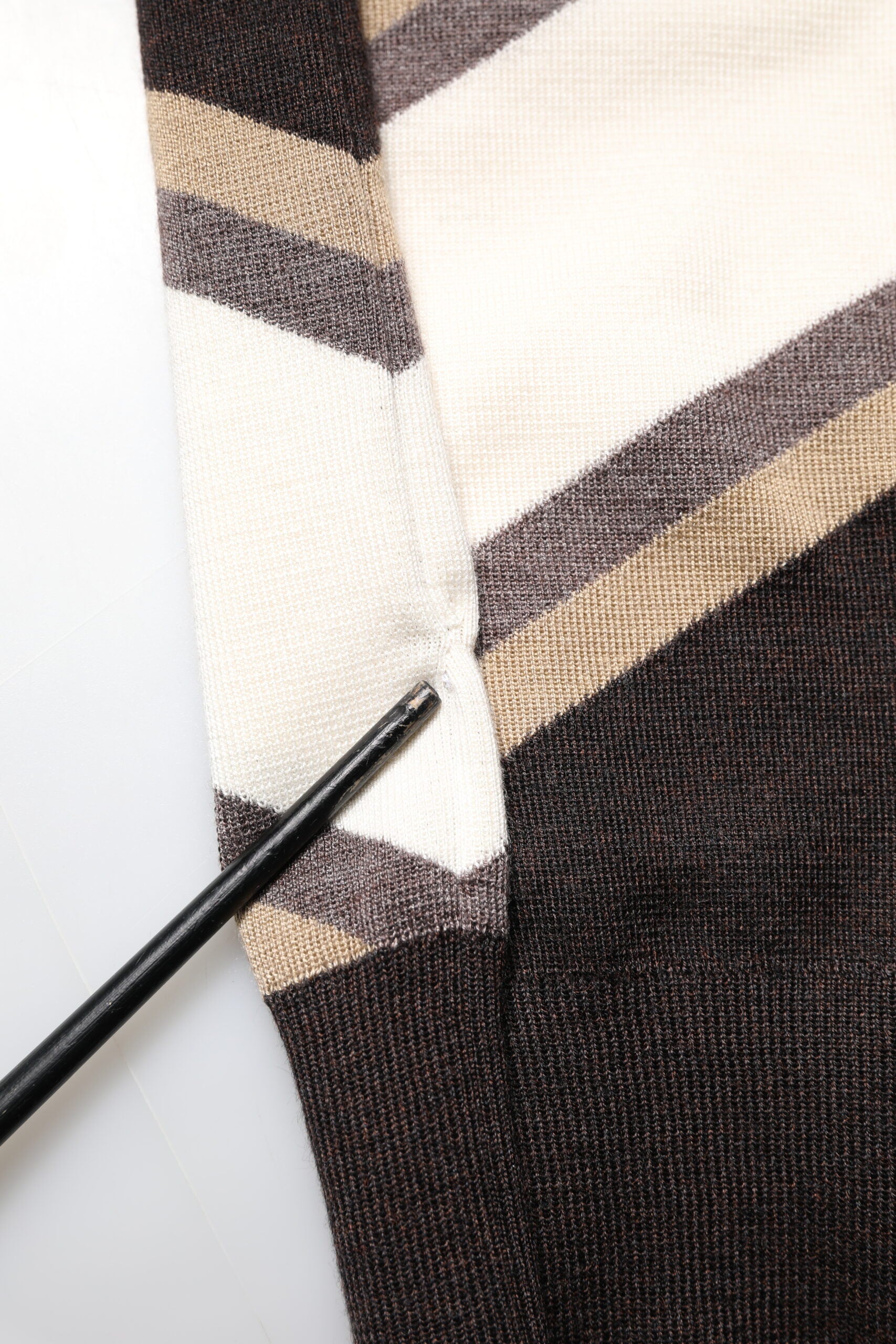 Dolce & Gabbana Multicolor Stripes Crew Neck Pullover Sweater | Regal Royce