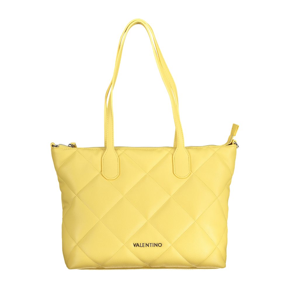 Mario Valentino Giallo Polyurethane Women Handbag | Regal Royce