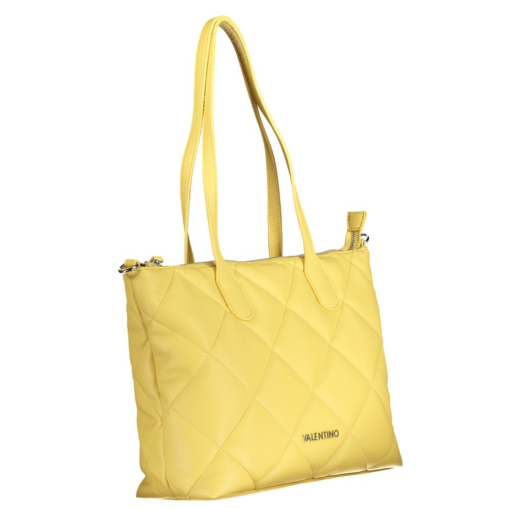 Mario Valentino Giallo Polyurethane Women Handbag | Regal Royce