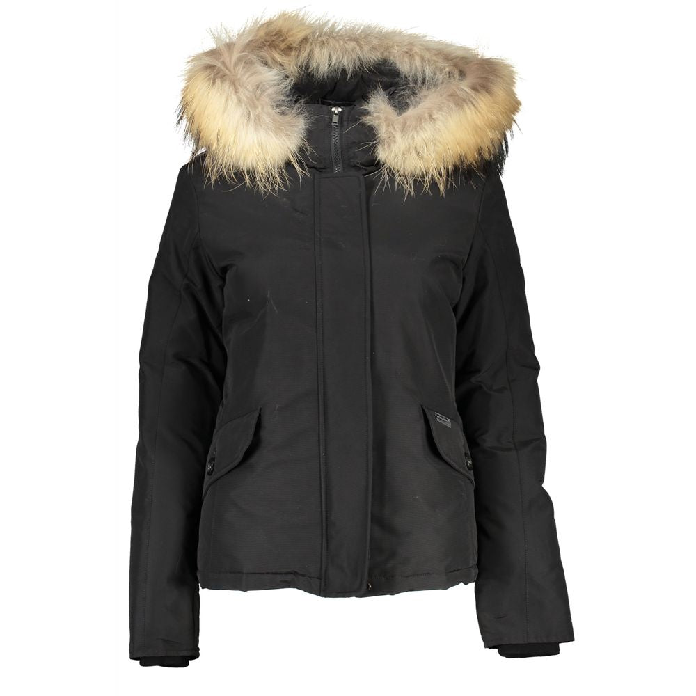Woolrich Black Cotton Women's Jacket | Regal Royce